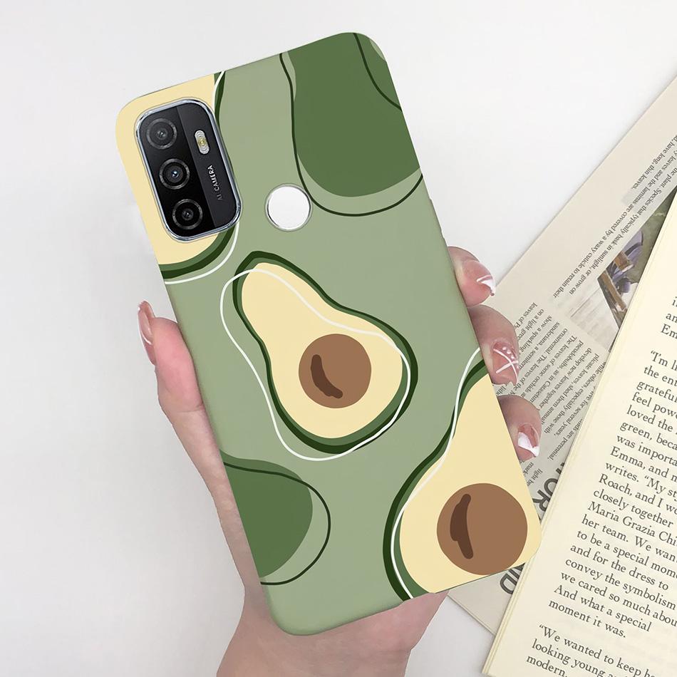 Чехол для OPPO A53S 2020 Мультяшный Coque Сердце Нарисованный Силиконовый Задняя Панель Телефона Для oppo a53s A 53s A53 s oppoa53 2020 Чехол-Ракушка