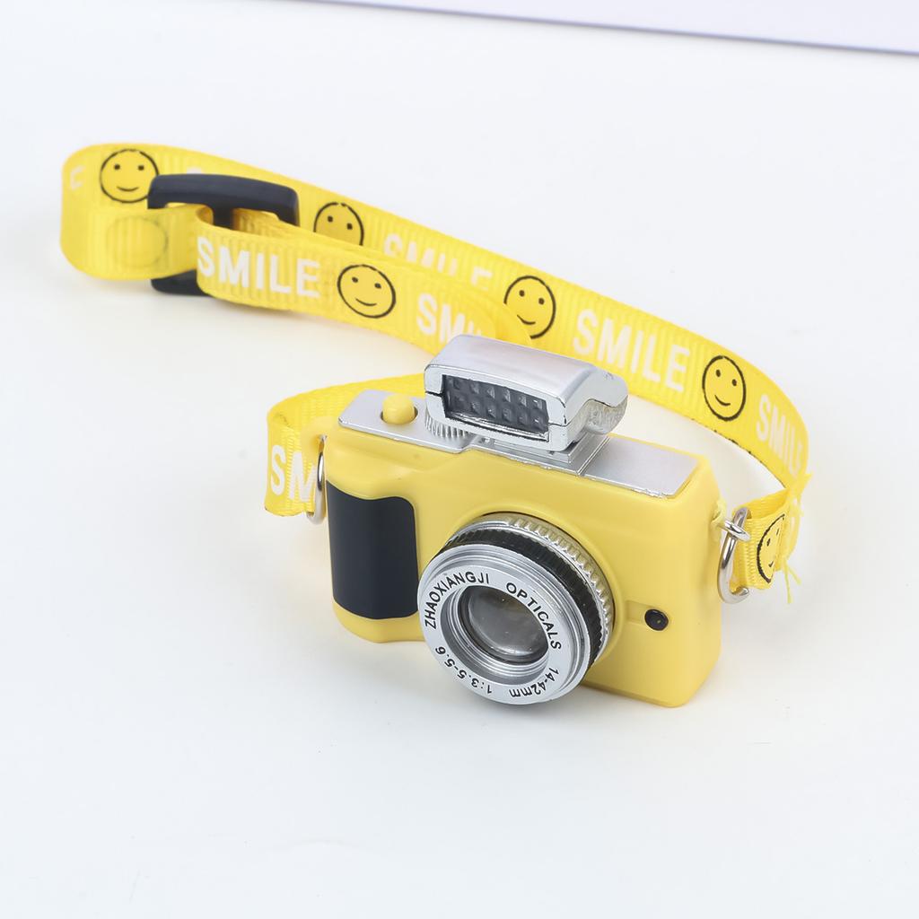 Suitable for 17/20cm Labubu Mini Doll Simulation Toy Camera Cute Multi-color Doll House Accessories Plastic DIY Digital Camera