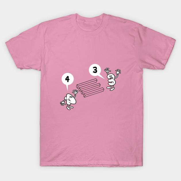 Женская футболка 4 против 3 принт Харадзюку Каваи футболка Летняя с коротким рукавом Женская футболка Топ