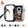 Закаленное Стекло+Чехол Для Apple Watch 42мм 46мм 45мм 44мм 41мм 40мм Жесткий ПК Защитный Чехол на Экран iWatch Серии 11 10 9 8 7 6 SE3