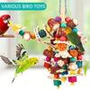 Parrot Toys Natural Corn Wood Parrot Bird Toys Love Bird Cage Funny Training Bird Toys Bite Resistant Bird Tearing Toy