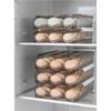 Автоматический ящик для яиц для прокатки яиц, многослойный холодильник, ящик для хранения яиц на кухне, удобная стойка для хранения яиц