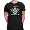 Victory Or Valhalla Mens Viking T-Shirt Valknut Symbol Thor Odin Axe