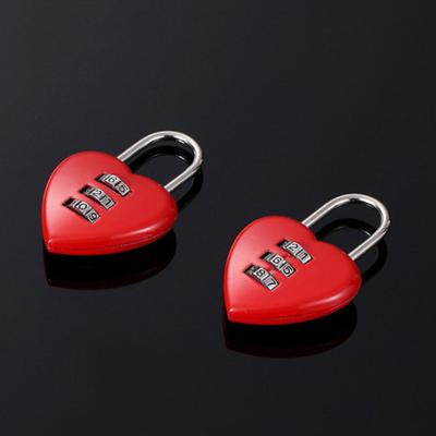 Милый замок в форме сердца Love Lock Rotary Number навесной замок бытовые аксессуары