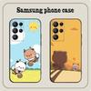 Милый чехол BuBu D-DuDu для Samsung Galaxy Case S25 S23 S22 S21 S30 S20 S10 Ultra Plus FE Мягкий чехол из ТПУ