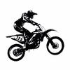 Motorcycle Decor Car Truck Window Decals Self-Adhesive Vehicle Sticker