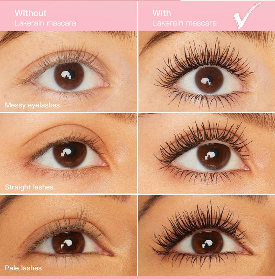 4d тушь для ресниц из шелкового волокна водостойкая толстая удлиняющая тушь для ресниц завивка длинное черное расширение