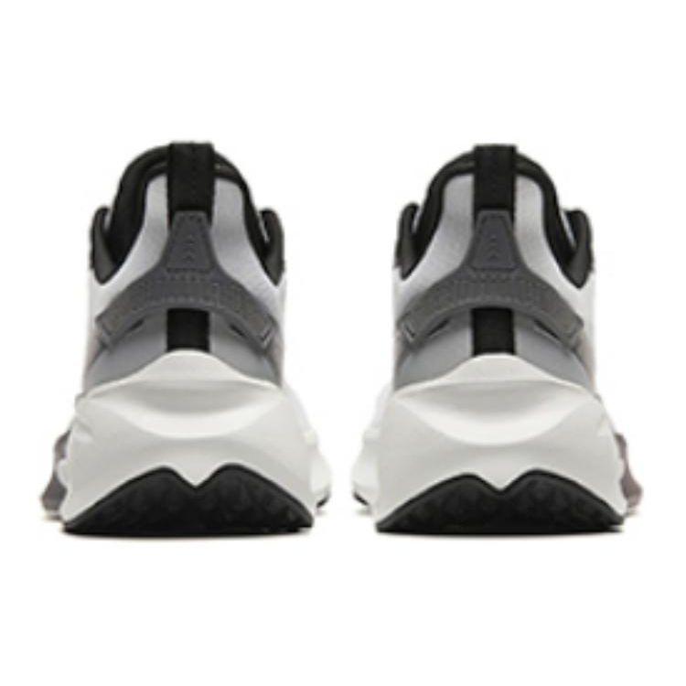 Anta Round Toe Lace-Up Minimalist Shock Absorption Low-Top Running Shoes Men Sneaker Gray Black 112415522-5