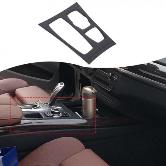 Matte Black ABS Center Console Gear Shift Panel Trim For BMW X5 E70 2010-2013