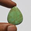 Драгоценный камень хризопраз - натуральный кабошон хризопраза, товары для рукоделия, изготовление ювелирных изделий, 28 карат, грушевидная форма, 30x24x5 мм