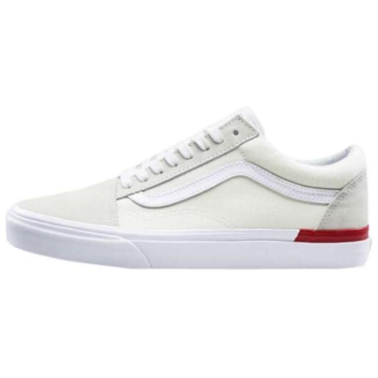 Vans Old Skool Split Foxing - White Red Men Sneakers True-White Racing-Red VN0A38G1RZH