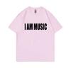 Playboi Carti I AM MUSIC 2025 Album Logo Graphic Print T-shirt Men Fashion Hip Hop Streetwear Unisex Opium Merch Short Sleeve