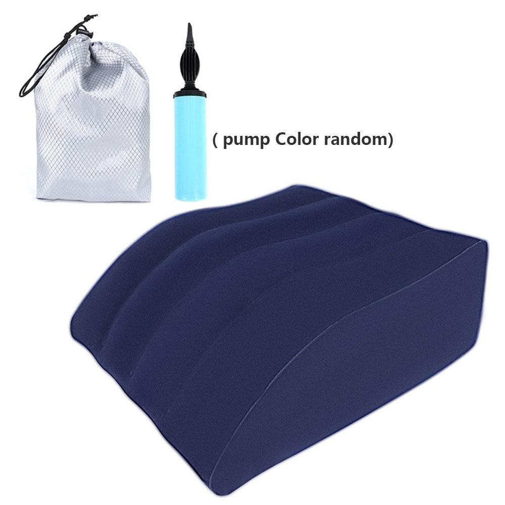 Comfort Inflatable Wedge Pillow Knee Cushion Foot Pillow Multifunctional Leg Lift Pillow Travel