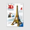 3D Puzzle Eiffel Tower 224 Piece Puzzle