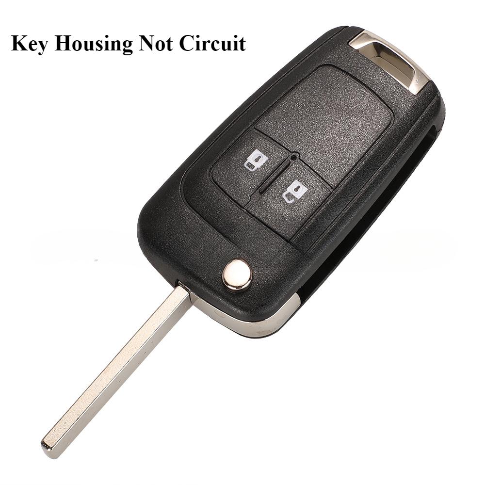 Корпус выкидного ключа Jingyuqin для Chevrolet Cruze Cruze Lova Camaro Impala Fit Astra J Corsa E Insignia Zafira C 2 3 4 5BT