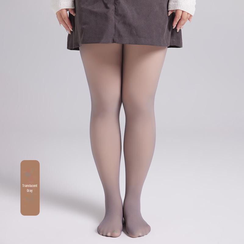 Черные прозрачные леггинсы больших размеров - грузоподъемность 200 фунтов, женские колготки весна/осень/зима