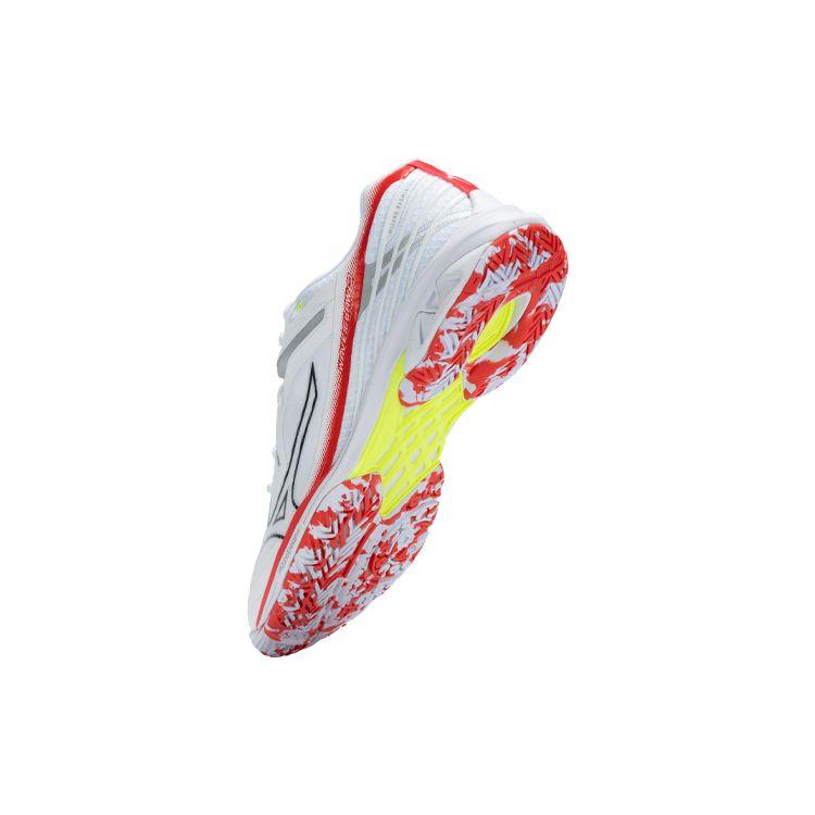 Mizuno Кроссовки унисекс Wave Claw 3 Wide White Radiant Red Ebony 71GA244305