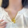 Necklace Female Niche High-end Sense of Wealth Transfer New Chinese Pendant Collarbone Chain