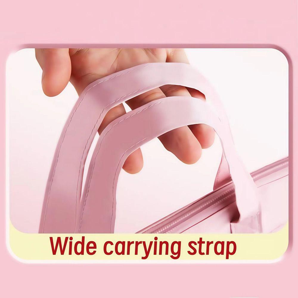 Handheld Capybara Tote School Bag Cartoon Book Storage Bag Multi-layer File Organizer  for Students