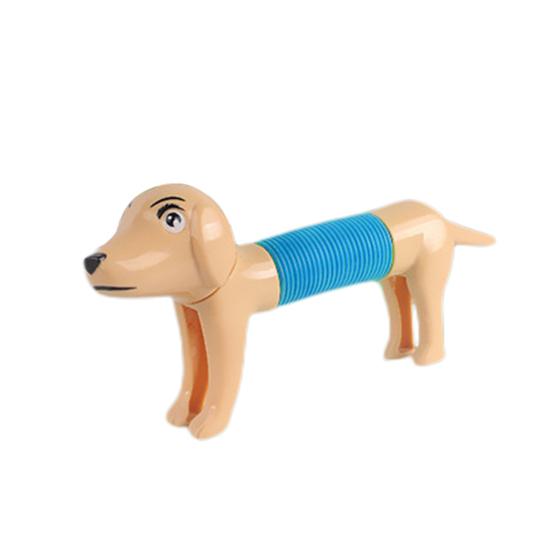 Retractable Toy Various Shapes Stretchable Head Tail 360-degree Twisting Dachshund Dog Fidget Toy