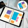 Scratch Pad Shell Vibrant Color Sticky Notes Water-Based Adhesive Reusable Bright Color Memo Pad Office Supplies