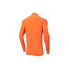 Anta Running Series Solid Color Logo Stand Collar Pullover Long Sleeve T-Shirt Men Tops Fluorescent-Persimmon-Red 152415413-2