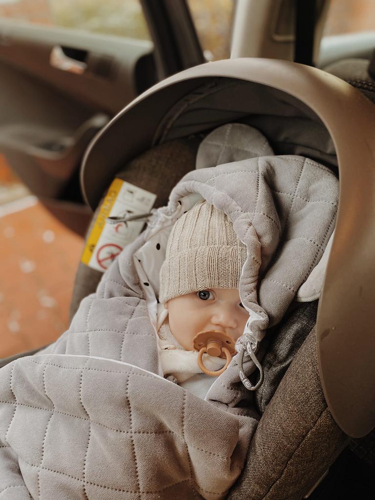 Wrap/Blanket For Car Seat Royal Baby Grey