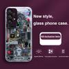 Серый Механический Интерьер Для Samsung Galaxy S24 Plus S20 21 FE S23 Ultra S8 9 A70 72 73 50 51 52 53 Чехол из Закаленного Стекла