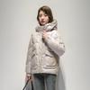 Autumn and Winter Short Down Cotton Jacket Women's Korean Version Loose Hooded Thick Warm Cotton Jacket