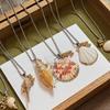 Кулон-ракушка Морской стиль Милый пляжный чокер Раковина Цепочка на ключицу Отпуск