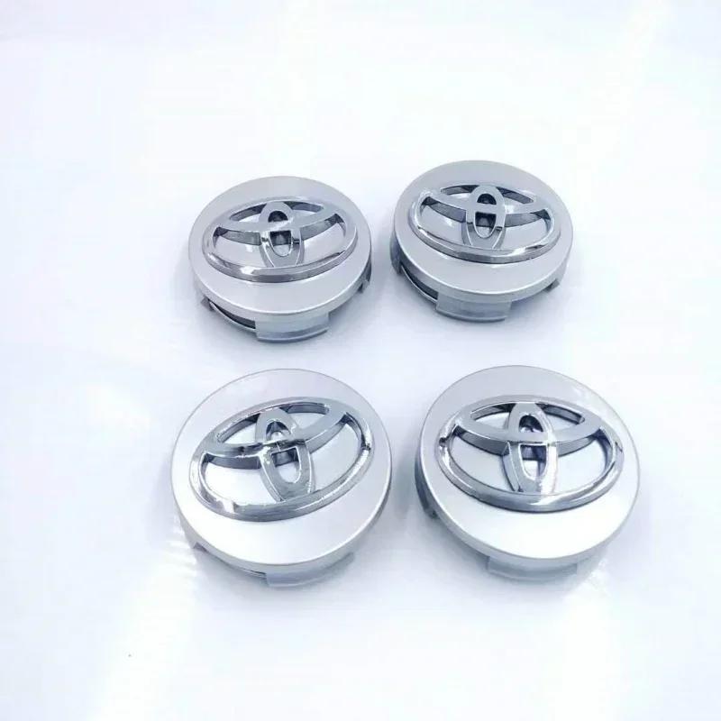 4pcs 62mm Car Wheel Center Hub Center Cap Rim Hub Dustproof Cover Emblemem For Toyota coroll acamry rav4 prius yaris Accessories