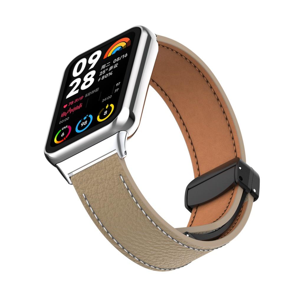 Кожаный сменный браслет с магнитным ремешком для Xiaomi Band 8 Pro, аксессуары для Miband 8 Pro