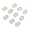 10PCS Crystal Flower Rhinestone Multifunctional Decorative Flower Shape Crystal Rhinestone for Wedding Bouquet