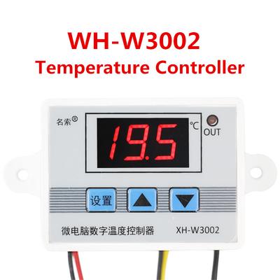 Цифровой термостат с микрокомпьютером XH-W3002, регулятор температуры 220 В, 12 В, 24 В, светодиодный переключатель, терморегулятор, датчик, скидка 30%