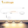 Ultra-Thin 5W LED Ceiling Panel Lights Dimmable Touch Sensor Cabinet Light For Closet, Display Shelf, Cabinet