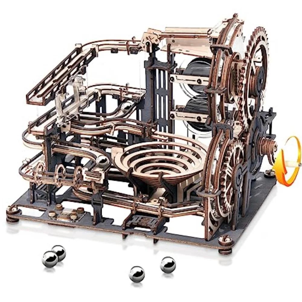 Robotime Rokr Marble Track Connecting Component Kit for Marble Night City and Marble Spaceport Marble Run Link Pack for Adult