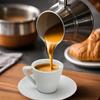 Керамические чашки для эспрессо с блюдцами, 60 мл, минималистичный чисто-белый дизайн, для латте-арта, чашки для молочного чая, шоты для эспрессо, кофейная посуда для бариста