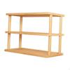 Desk Organizer, Desktop Bookshelf, Double Layer Display Rack for Bedroom