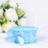 Hand-woven Small Flower Storage Basket Shopping Storage Hamper Basket  For Plant Home Wedding