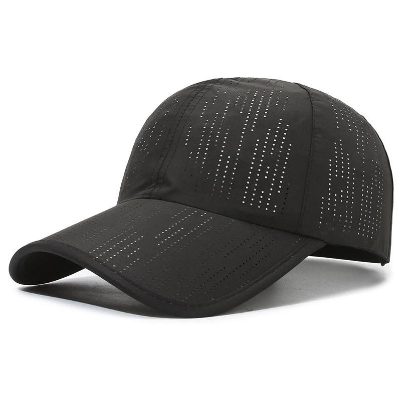 Hat Perforated Baseball Cap Sunscreen Duckbill Cap Breathable Quick Hat Drying