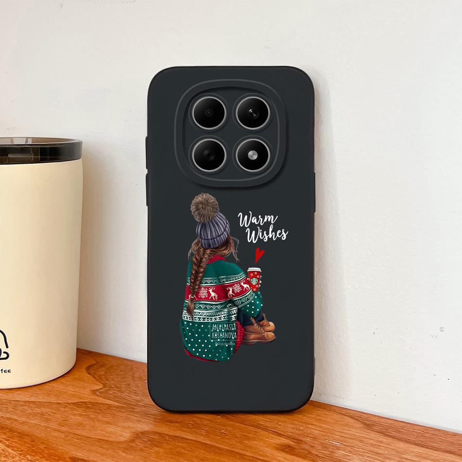 Чехол для телефона Xiaomi Redmi Note 15 Pro Plus Крутой Астронавт Funda Для Redmi Note15 Pro 4G 5G Мягкая Жидкая Силиконовая Задняя Крышка