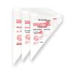 Disposable Cream Piping Bags - 100 Pieces, Small To Large Sizes for Cake Icing and Baking Tools