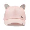 Meow Women's Summer Fall Fashion Hat Cat Ears Cat Baseball Cap with Rings and Lace Cute Girl Hats