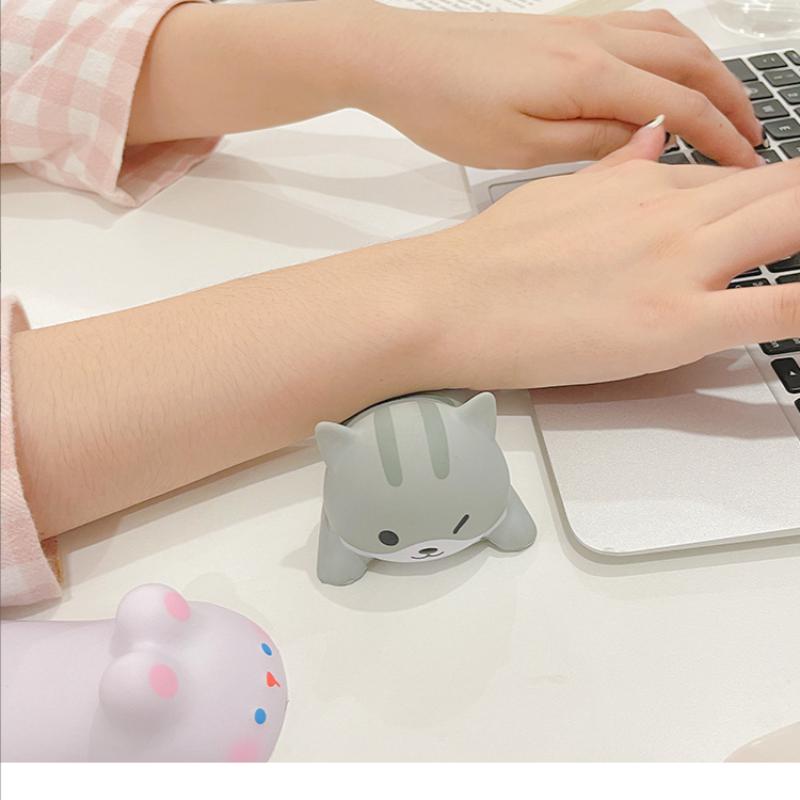 Cute Wrist Rest Support for Mouse Computer Laptop Arm Rest for Desk Ergonomic Kawaii Office Supplies Slow Rising Toys