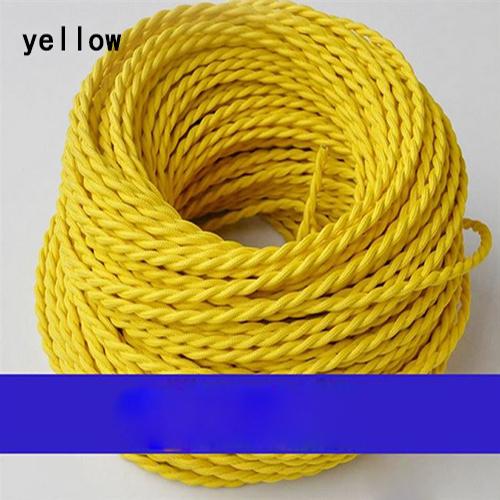 0,75 мм*2 жильный электрический медный провод винтажный витой тканевый кабель плетеный 2 шнура текстильный кабель подвесной светильник шнур Эдисона освещение