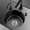 Undermount Stainless Steel Kitchen Sink Drop In Bar Sinks, Fast Drainage Design 28x28cm Rustproof