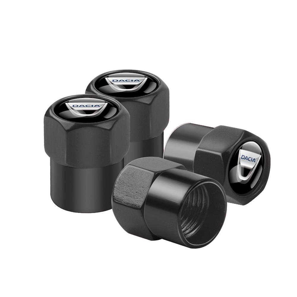 4Pcs Car Tire Valve Stems Cap Tyre Stem Air Valve Cover For Renault DACIA Loguna Fluence Twingo Clio Master Koleos Duster Logan Y333