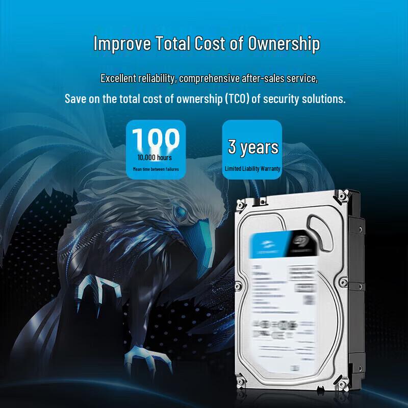Seagate 2TB SkyHawk Surveillance Hard Drive ST2000VX017