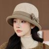 Модная шляпа-клош, женская винтажная модная шляпа-рыбак, осенне-зимний всесезонный модный аксессуар, зимняя шляпа для женщин, женские зимние шляпы