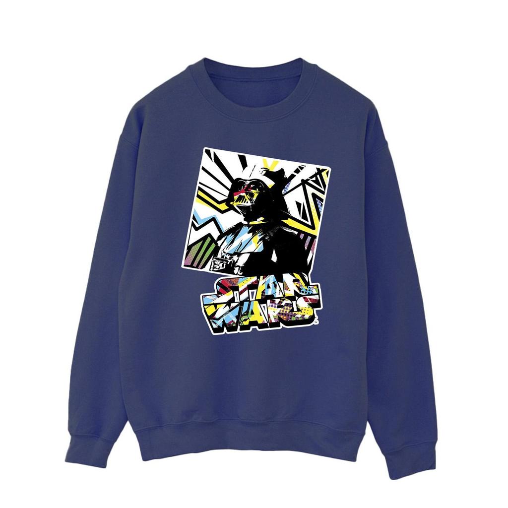 Star Wars Mens Vader Water Colour Pop Art Sweatshirt